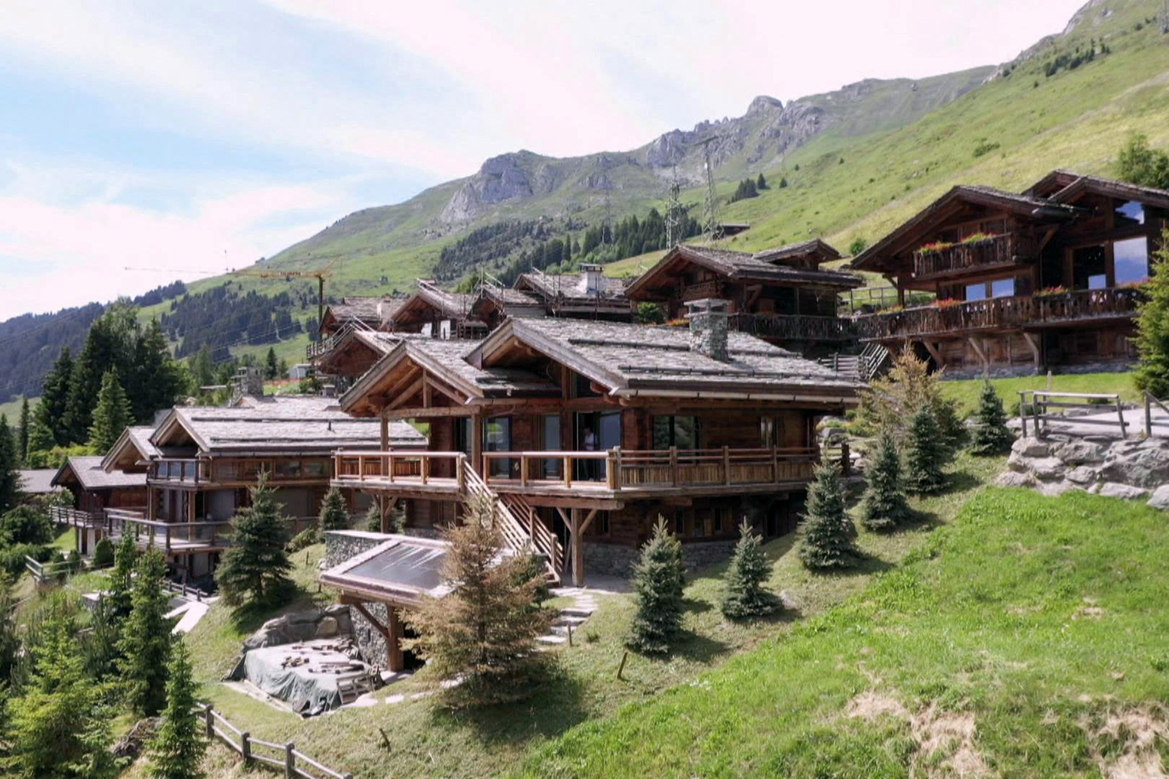 Das ist ein Bergdorf.